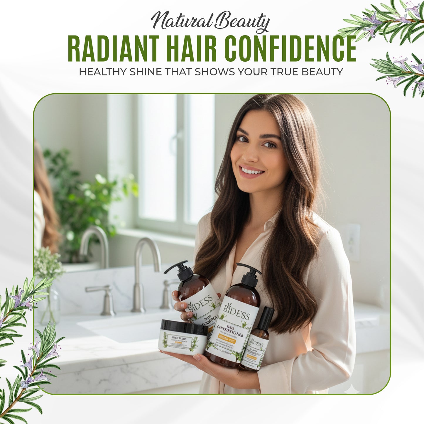 Bidess Growth & Nourish Set – Rosemary & Mint
